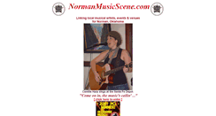 Desktop Screenshot of normanmusicscene.com