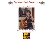 Tablet Screenshot of normanmusicscene.com